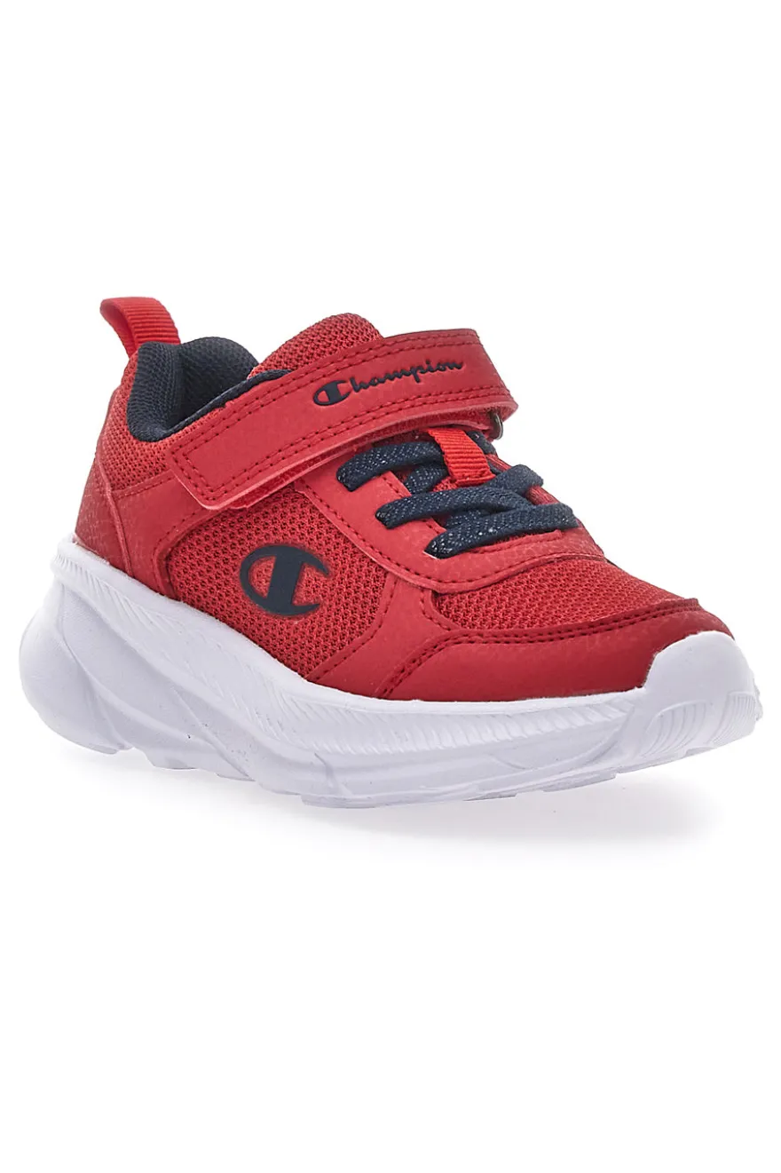 Scarpe Primi Passi Rosse in Mesh con Velcro CHAMPION HRO B TD low cut shoe