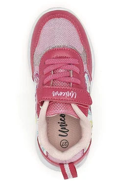 Scarpe rosa con luci e strappo Funicorn S8010199T10