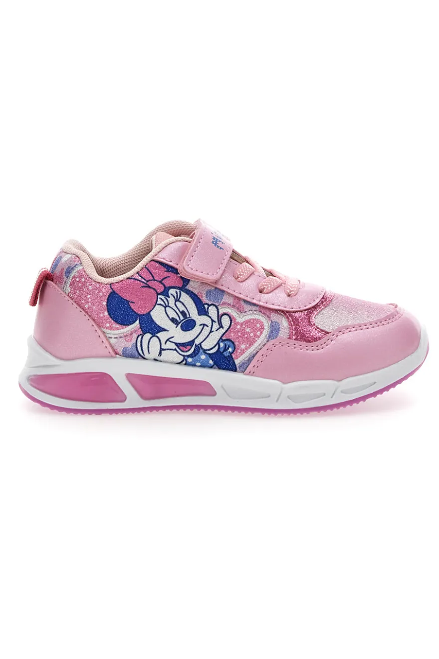 Scarpe rosa con luci e strappo Minnie D3010762T10