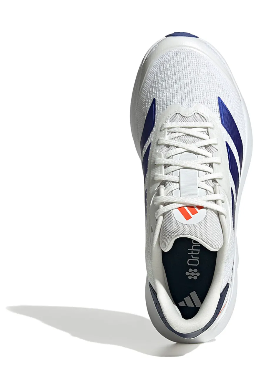 Scarpe running bianche con dettagli blu e ammortizzazione Lightmotion Adidas Duramo SL2 M