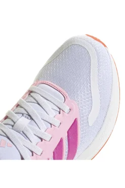 Scarpe running bianche e rosa in mesh con suola Cloudfoam Adidas Runfalcon 5 J