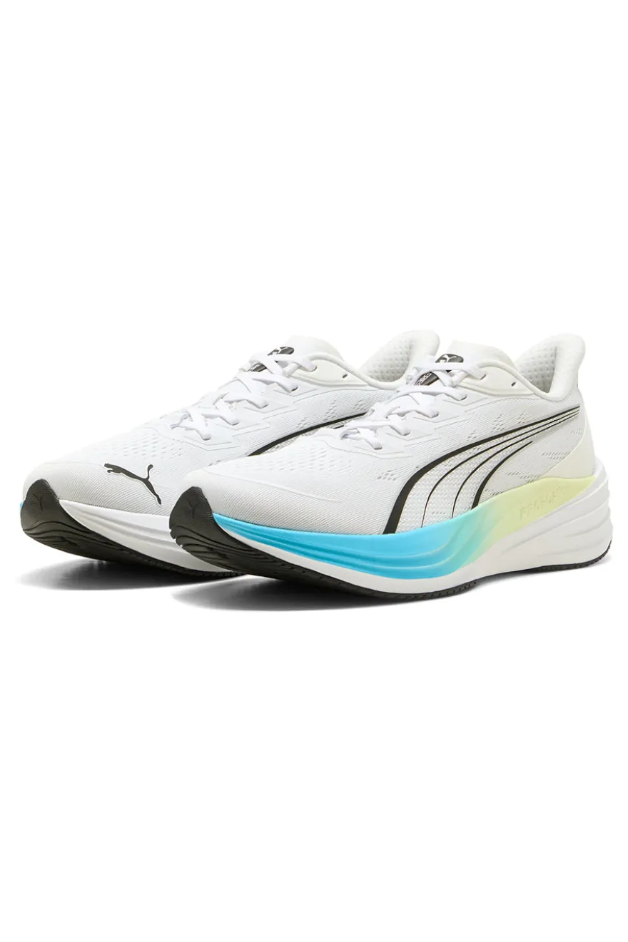 Scarpe running bianche in mesh con suola sfumata e ammortizzazione Profoam Puma Darter Pro 2
