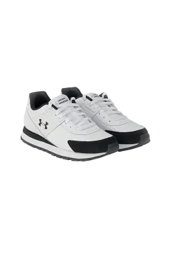 Scarpe running bianche tomaia con inserti in pelle Under Armour Essential Runner