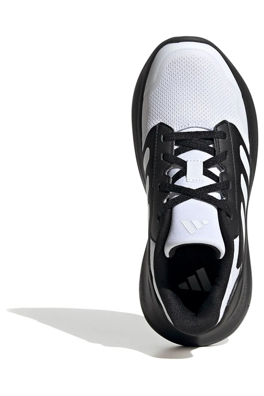 Scarpe running bianco e nero con ammortizzazione Cloudfoam Adidas Tensaur Run 3 J