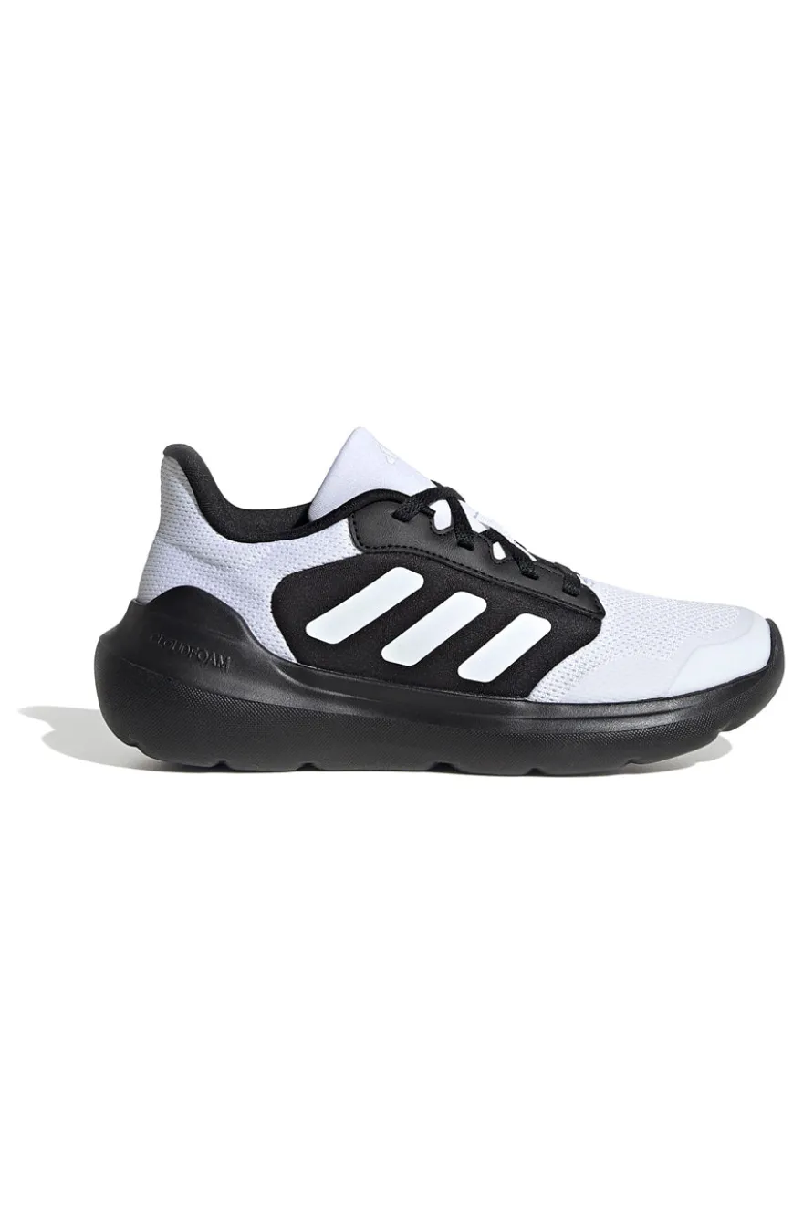 Scarpe running bianco e nero con ammortizzazione Cloudfoam Adidas Tensaur Run 3 J
