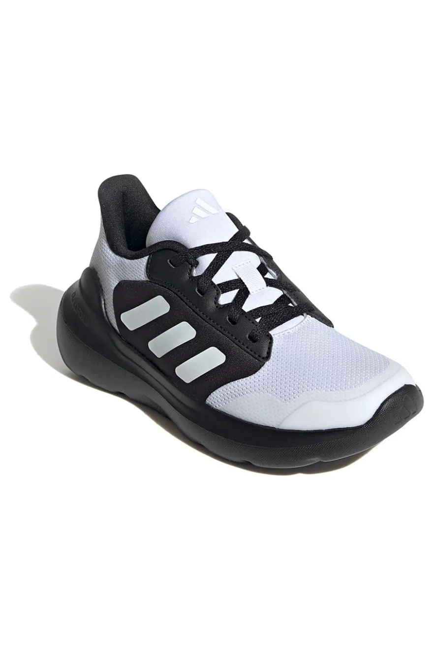 Scarpe running bianco e nero con ammortizzazione Cloudfoam Adidas Tensaur Run 3 J