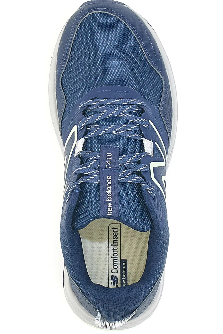 Scarpe running blu in mesh con suola trail New Balance MT410CN8
