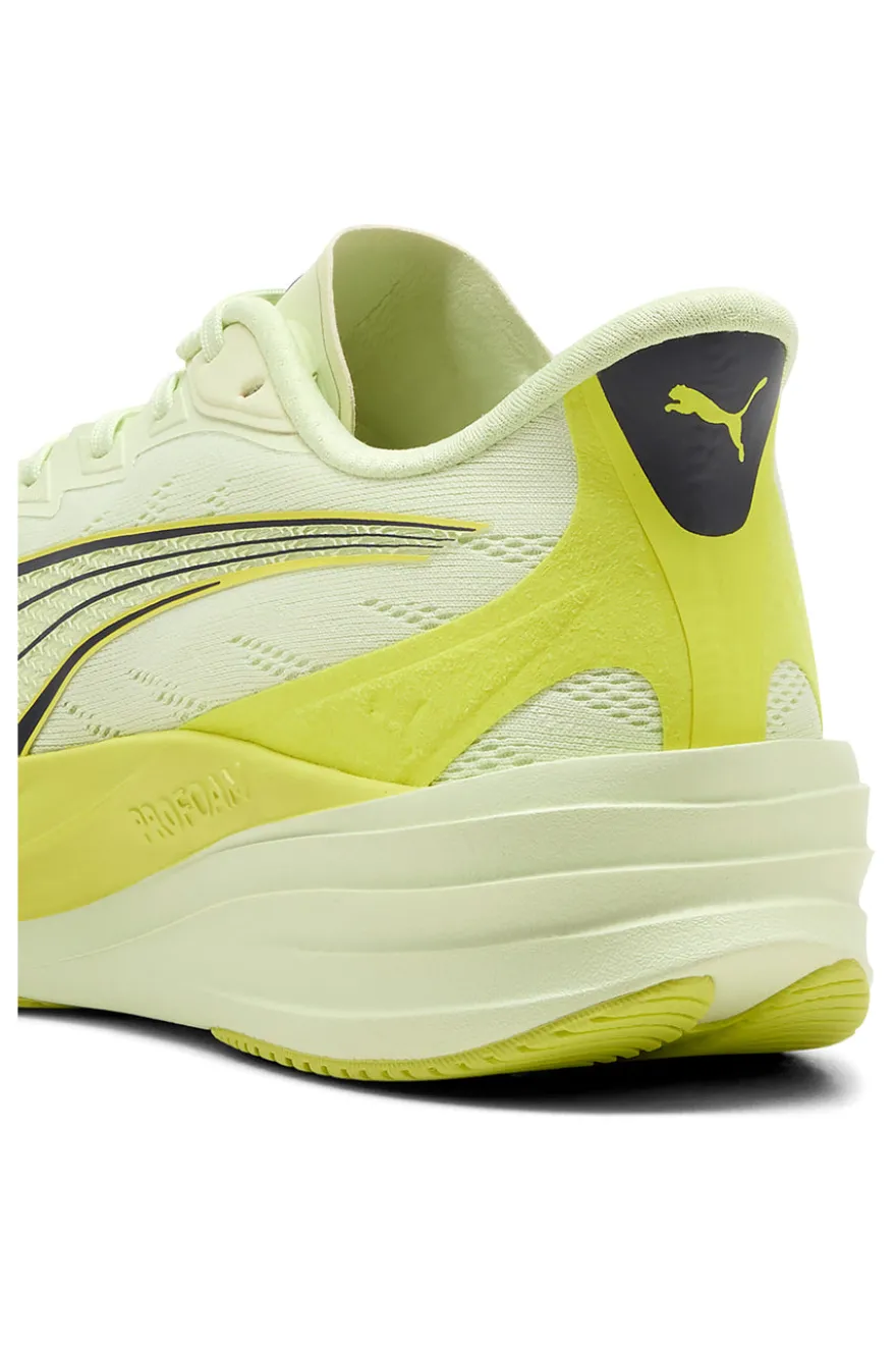 Scarpe running giallo chiaro in mesh con ammortizzazione Profoam Puma Darter Pro 2