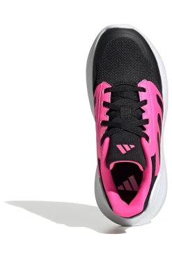 Scarpe running nere con dettagli fucsia Adidas Tensaur Run 3 J