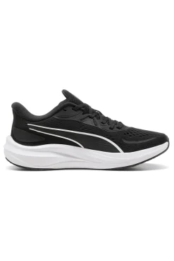 Scarpe running nere in mesh con dettagli rosa Puma Skyrocket Lite 2