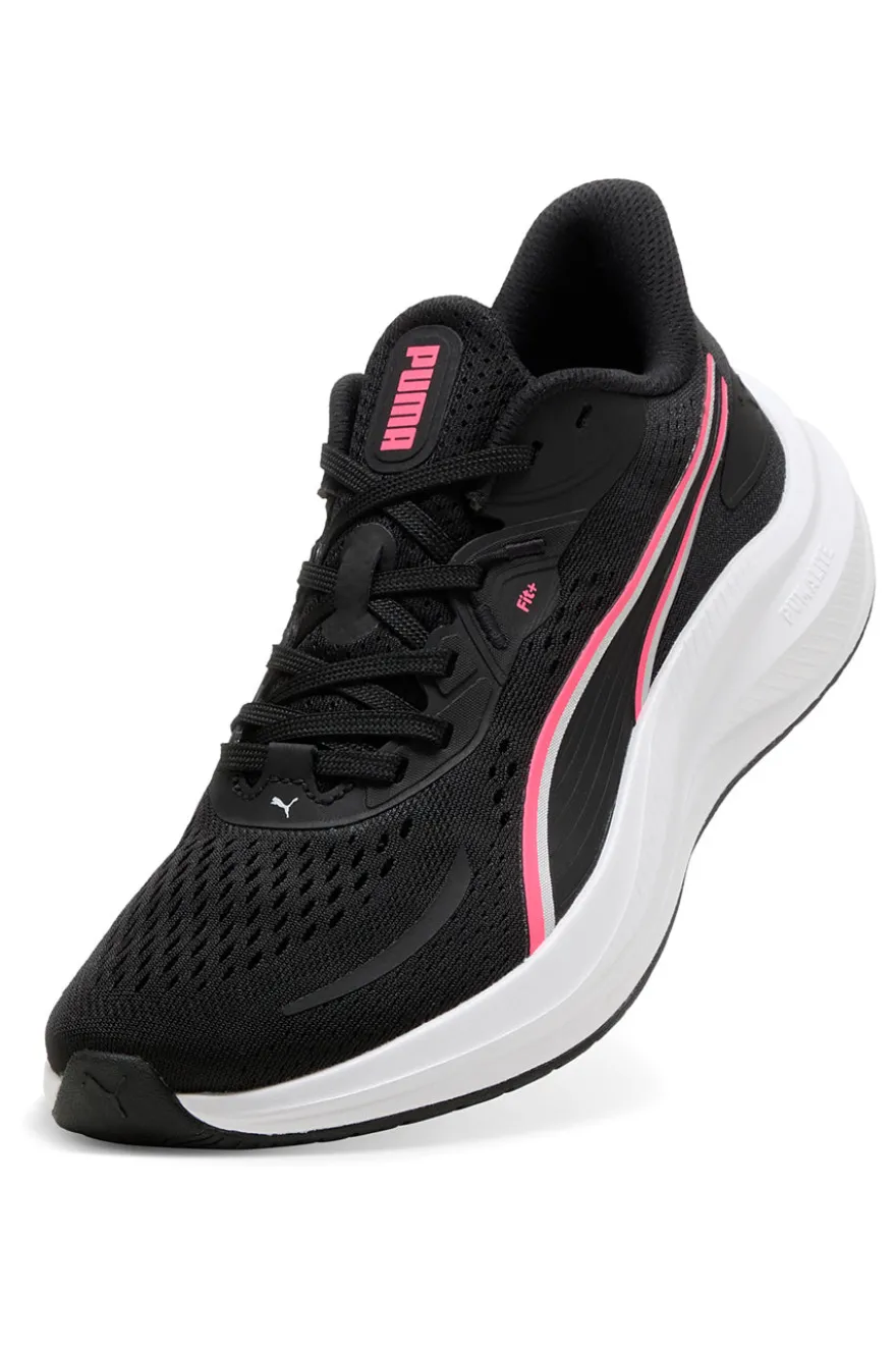 Scarpe running Nero Rosa ammortizzate leggere Puma Skyrocket Lite 2