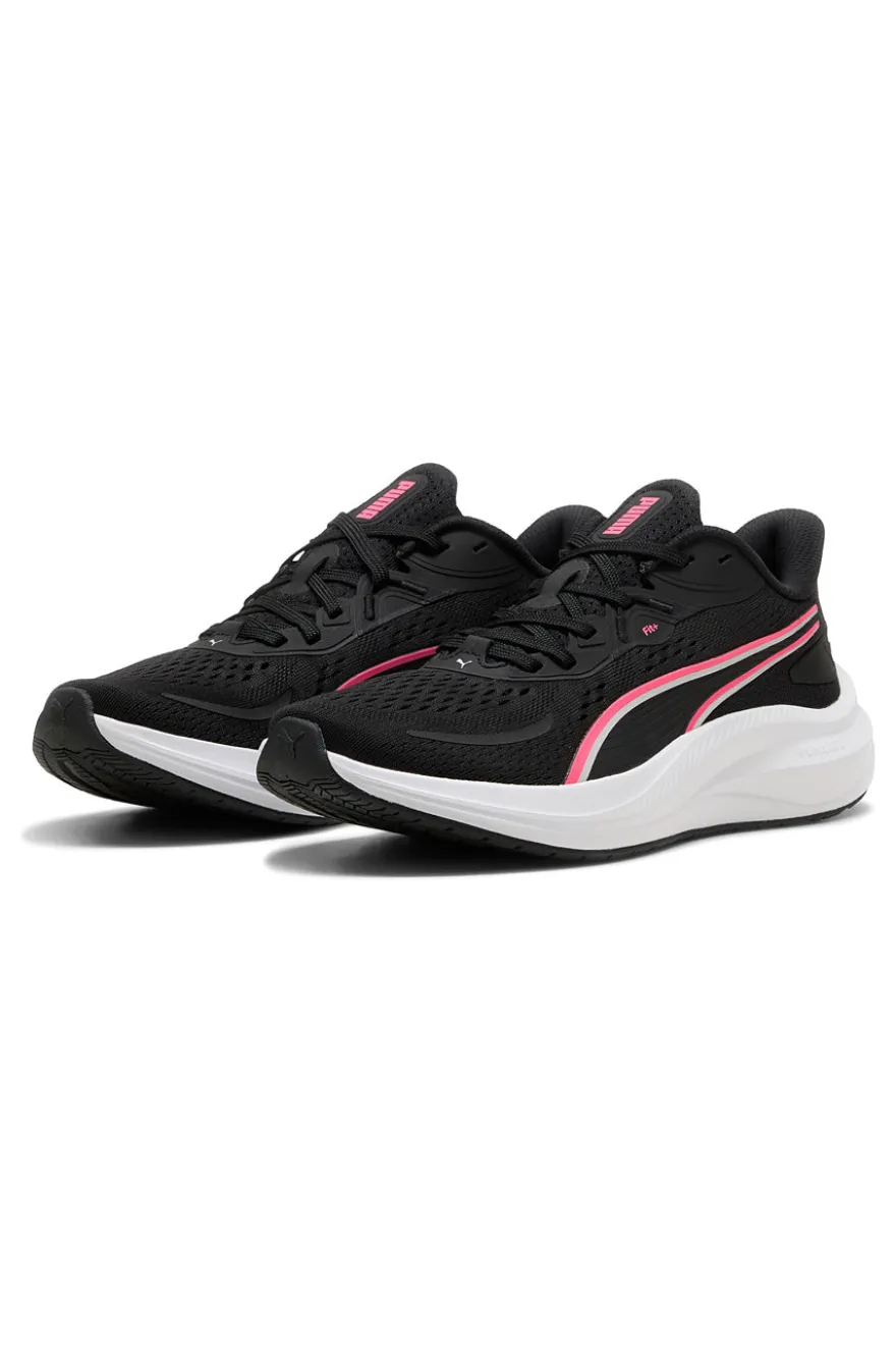 Scarpe running Nero Rosa ammortizzate leggere Puma Skyrocket Lite 2