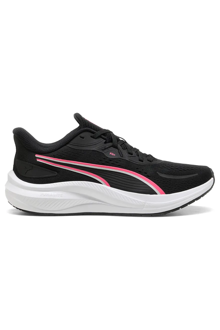 Scarpe running Nero Rosa ammortizzate leggere Puma Skyrocket Lite 2