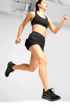 Scarpe running total black leggere Puma FlexFocus Lite Modern