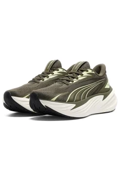 Scarpe running verde oliva in mesh con ammortizzazione Profoam Puma Maxima Pro