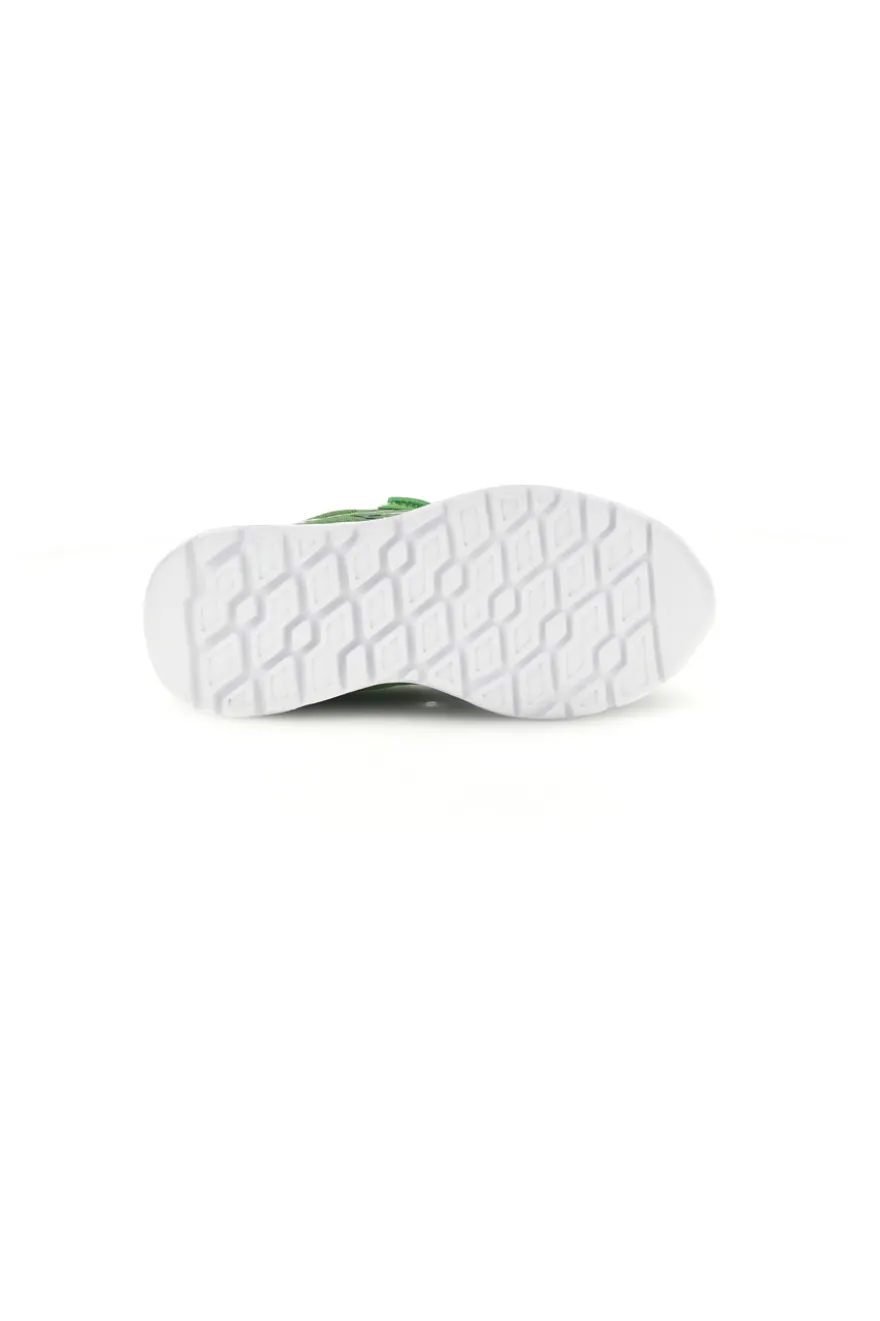 Scarpe running verdi con chiusura a strappo e lacci Diadora Evo Run Ps