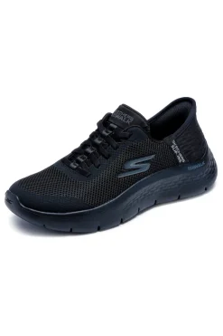 Scarpe slip ins nero in mesh Skechers Go walk flex grand entry