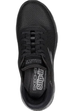 Scarpe slip ins nero in mesh Skechers Go walk flex grand entry