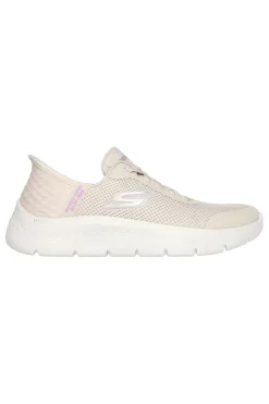 Scarpe slip ins off white in mesh Skechers Go walk flex grand entry