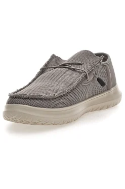 Scarpe slip on grigio in tessuto Route 66 RO51803