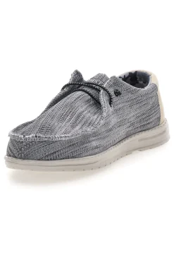 Scarpe slip on grigio in tessuto Route 66 RO41815