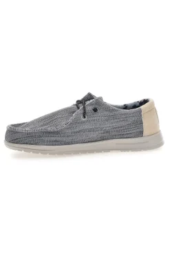 Scarpe slip on grigio in tessuto Route 66 RO41815