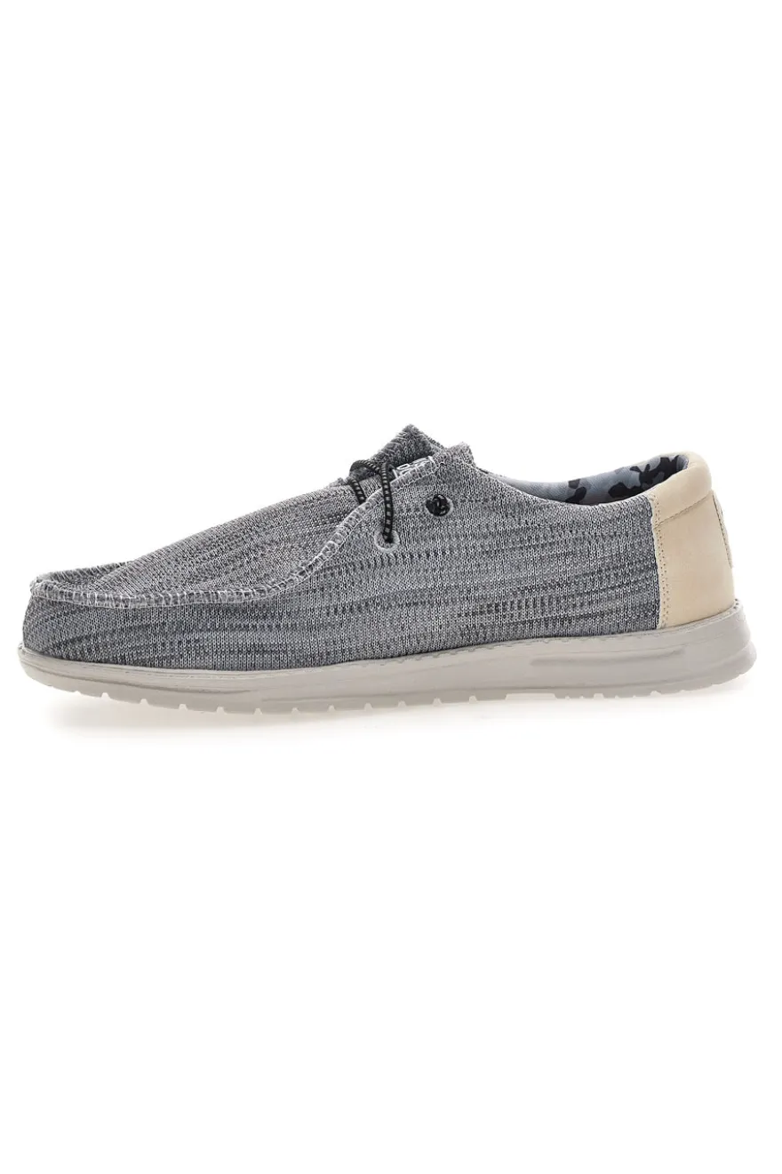 Scarpe slip on grigio in tessuto Route 66 RO41815