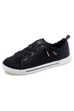 Scarpe slip on nero in canvas Skechers B cute 2.0