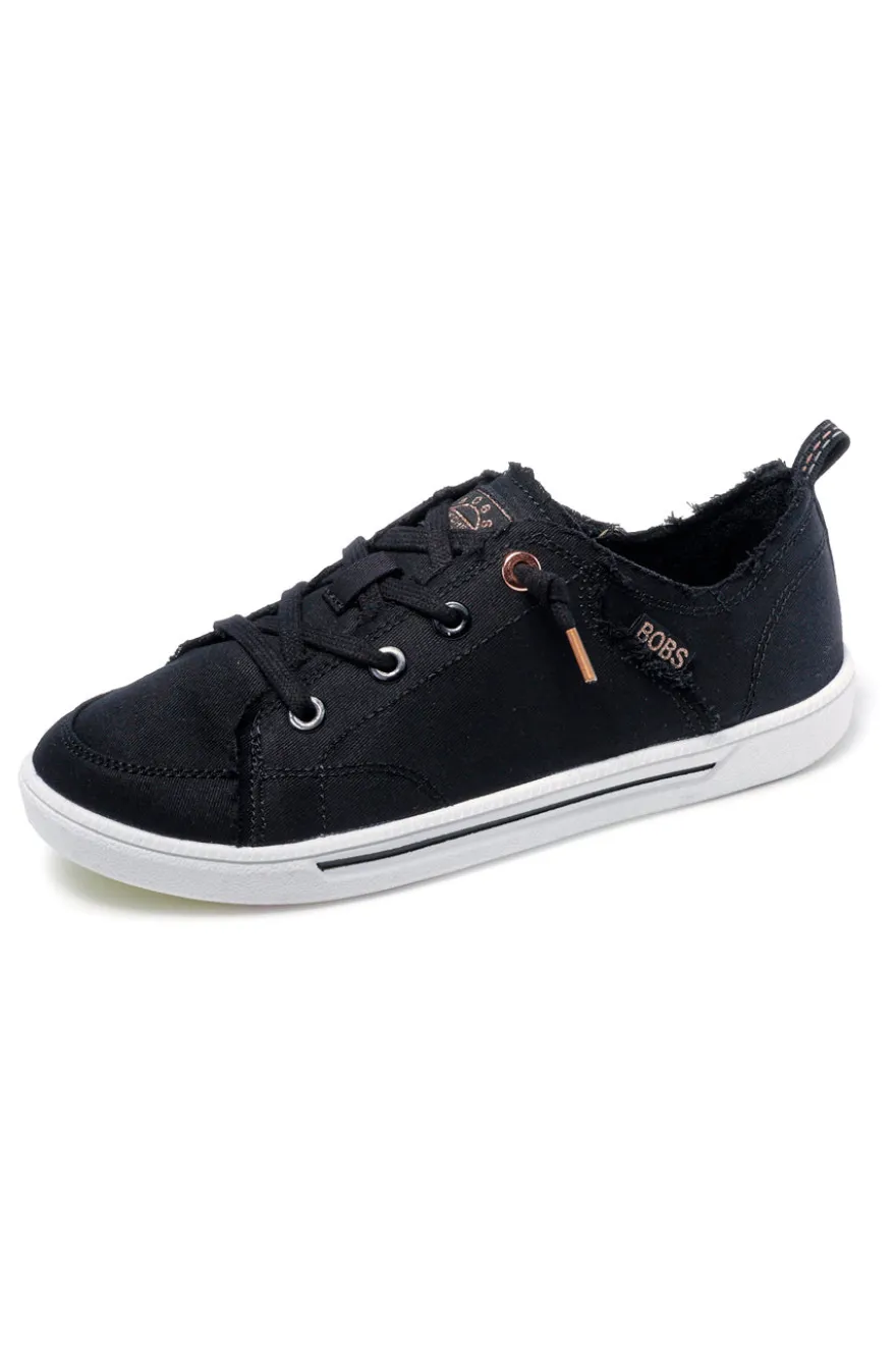 Scarpe slip on nero in canvas Skechers B cute 2.0