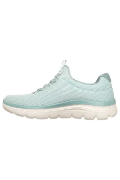 Scarpe slip on verde menta in mesh Skechers Summits plus summer haze