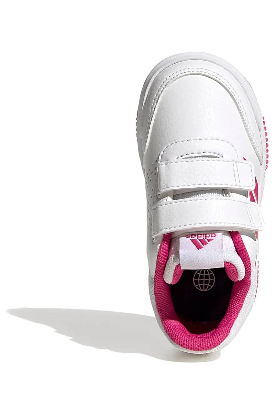 Scarpe sportive bianche con chiusura a strappo Adidas Tensaur Sport 2 CF I