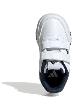 Scarpe sportive bianche con doppio strappo Adidas Tensaur Sport 2.0 CF I