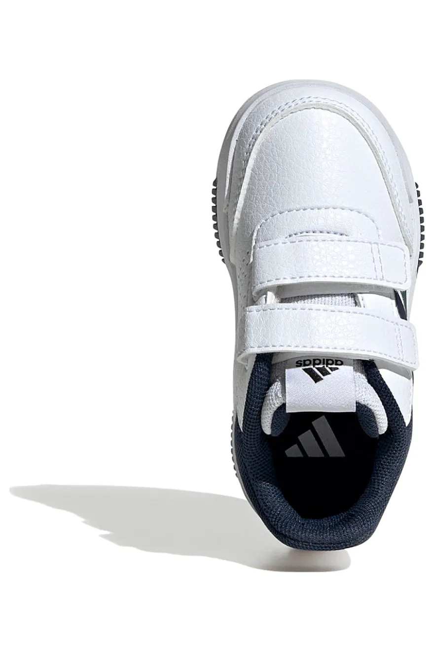 Scarpe sportive bianche con doppio strappo Adidas Tensaur Sport 2.0 CF I