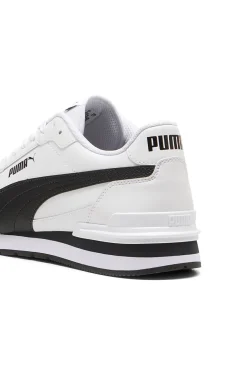 Scarpe sportive bianche in pelle con dettagli neri Puma ST Runner v4 L