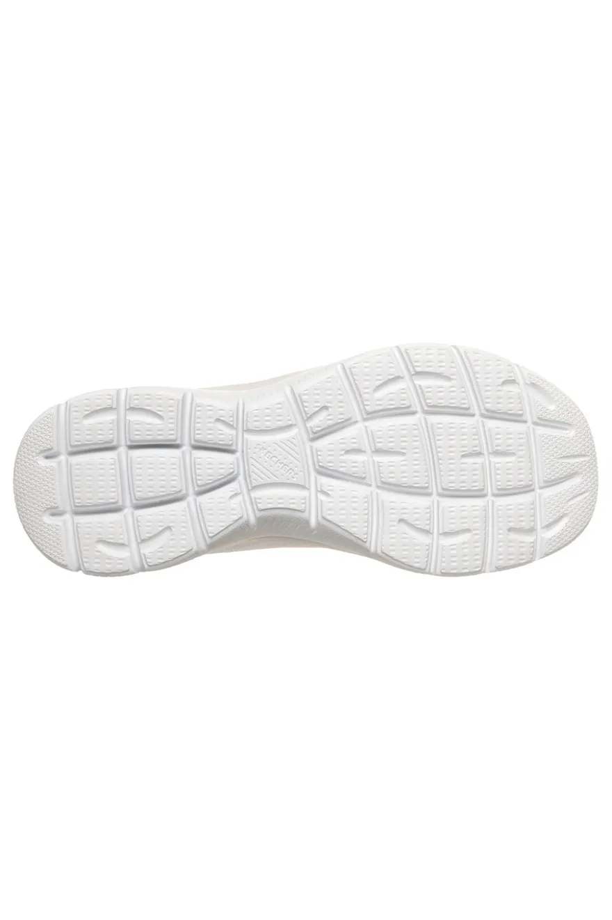 Scarpe sportive bianche in mesh Skechers Arch fit summits daily flow