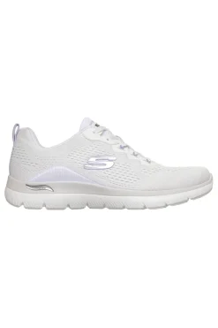 Scarpe sportive bianche in mesh Skechers Arch fit summits daily flow