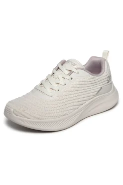 Scarpe sportive bianco con memory foam Skechers Bobs Moda Flex Mellow Dawn