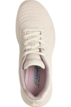 Scarpe sportive bianco con memory foam Skechers Bobs Moda Flex Mellow Dawn