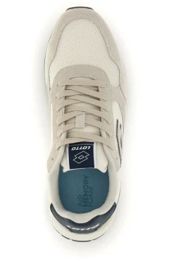 Scarpe sportive bianco memory foam traspirante Lotto Trainer 2000 AMF
