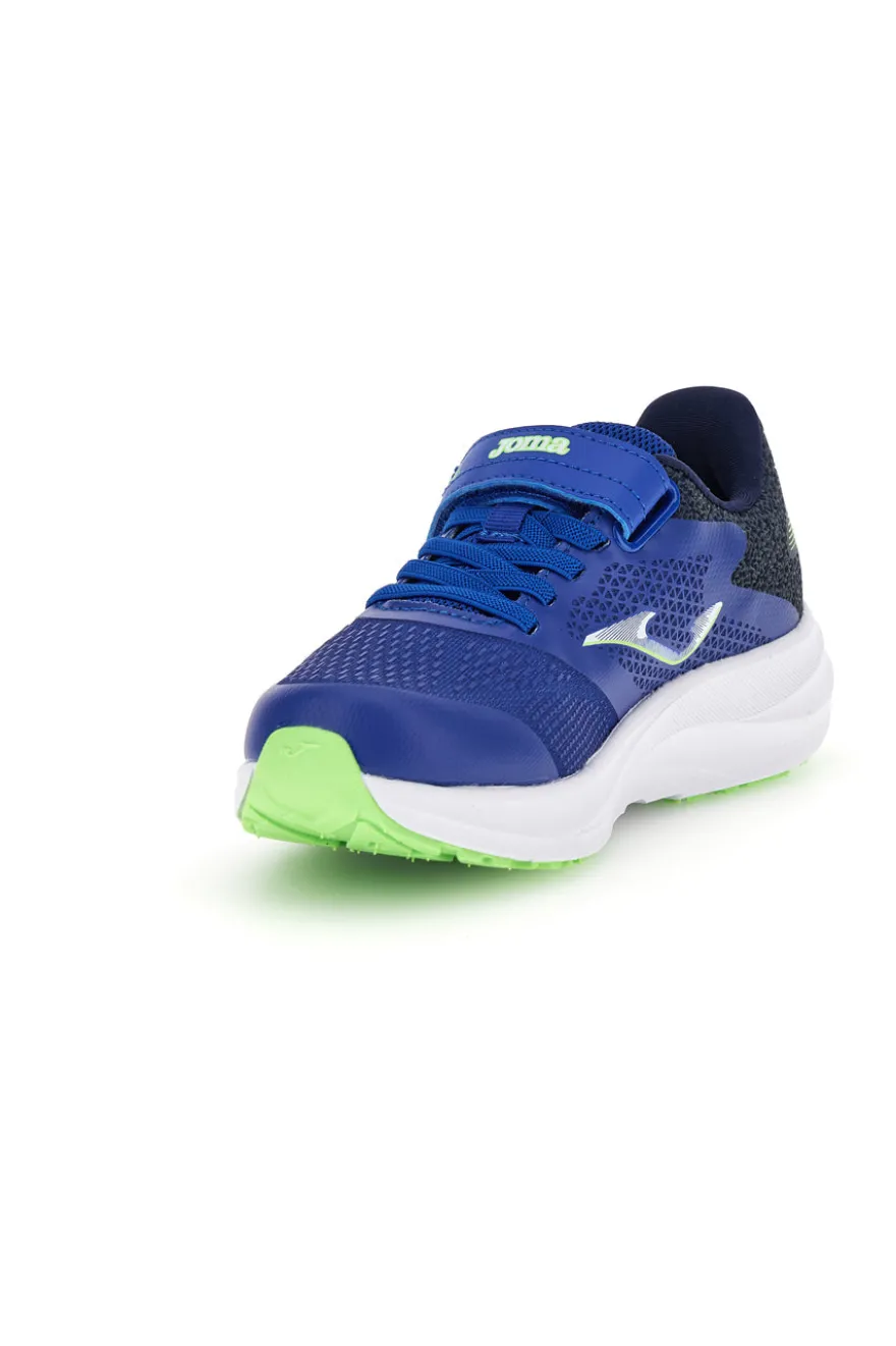 Scarpe sportive blu con chiusura a strappo e lacci Joma Speed Jr 2604