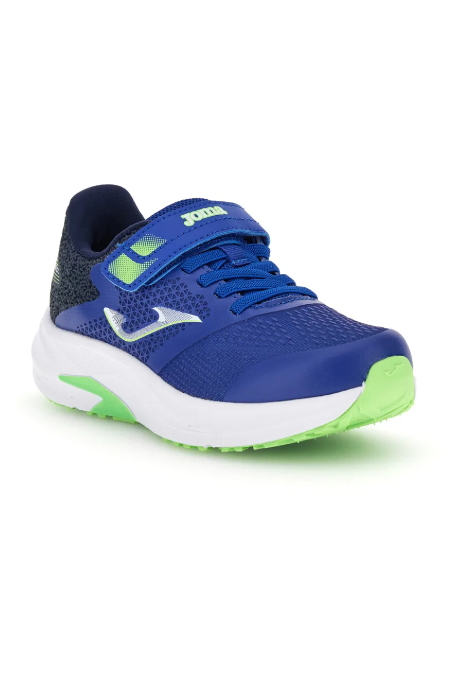 Scarpe sportive blu con chiusura a strappo e lacci Joma Speed Jr 2604