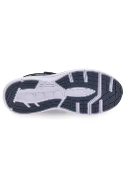 Scarpe sportive blu con dettagli rossi e chiusura a strappo Diadora SNIPE 3 JR