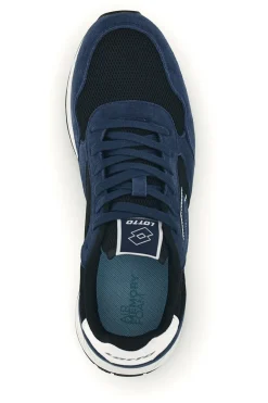 Scarpe sportive blu memory foam traspirante Lotto Trainer 2000 AMF