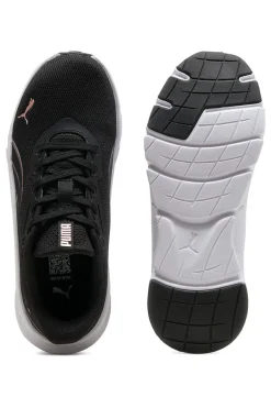 Scarpe sportive da donna nere e rosa con suola leggera Puma FlexFocus Lite Modern