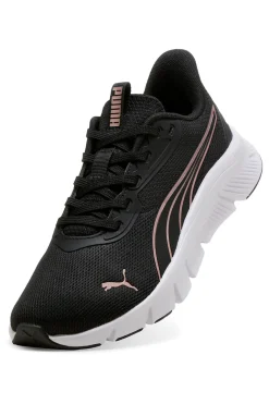 Scarpe sportive da donna nere e rosa con suola leggera Puma FlexFocus Lite Modern