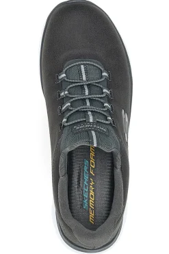 Scarpe sportive grigie slip-on leggere Skechers Summits Itz Bazik