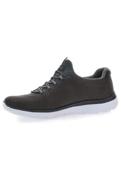 Scarpe sportive grigie slip-on leggere Skechers Summits Itz Bazik