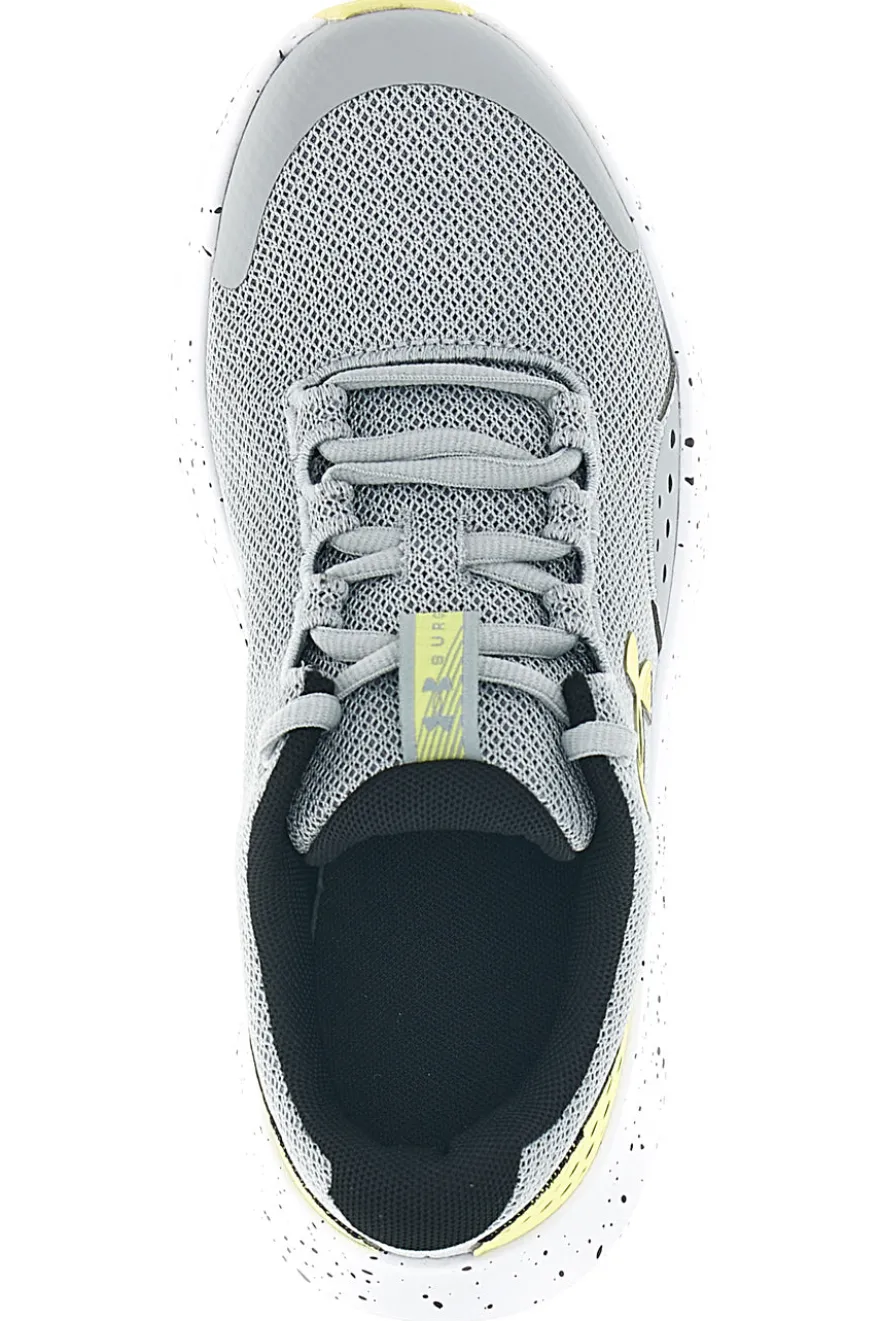Scarpe sportive grigio giallo mesh traspirante Under armour Surge 4 BGS