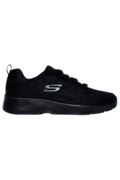 Scarpe sportive nere con mesh floreale e Memory Foam Skechers Dynamight 2.0 Homespun