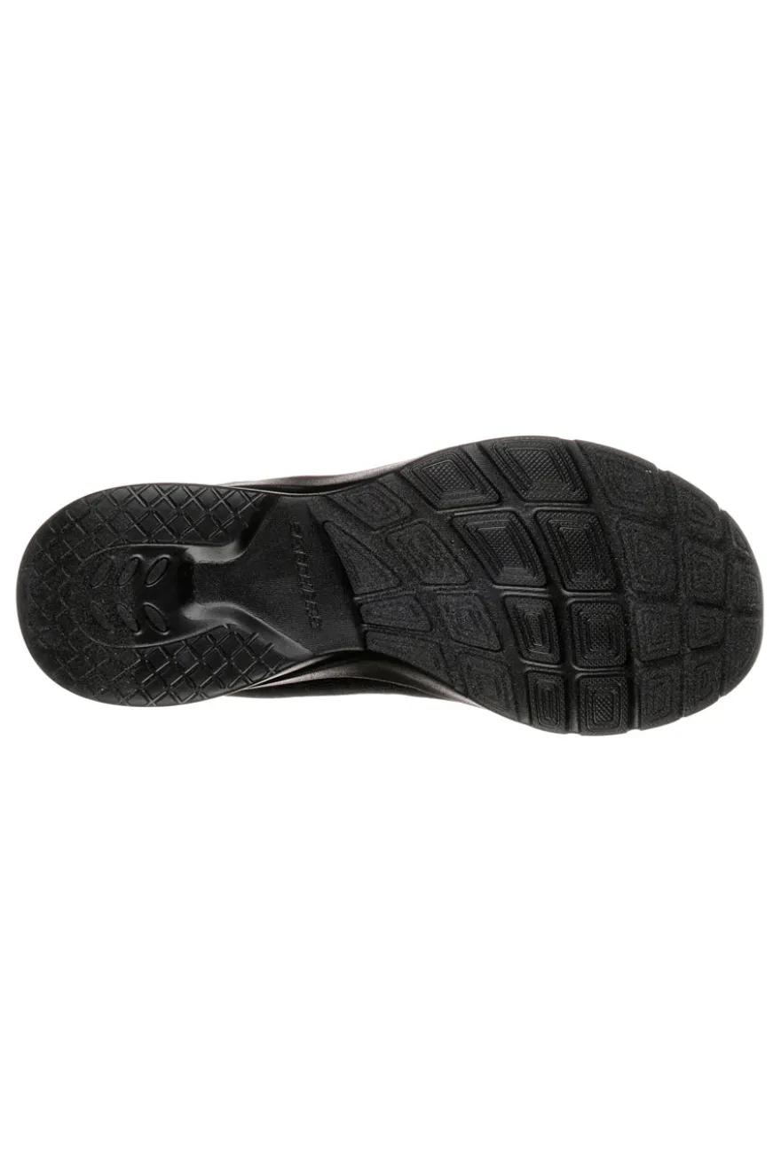 Scarpe sportive nere con mesh floreale e Memory Foam Skechers Dynamight 2.0 Homespun